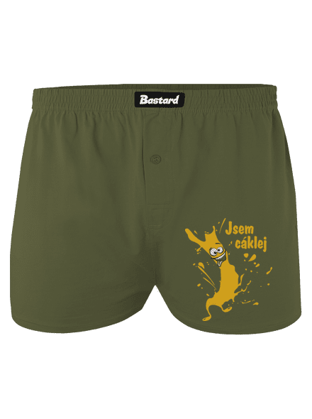 Cáklej pánské trenky Khaki