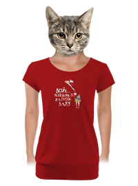 dámské tričko s lemem