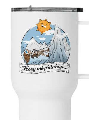 Hory mě přitahují termohrnek White