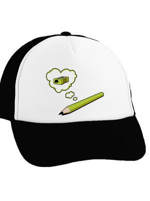 Tužka a Ořezávátko kšiltovka truckerka Black cap