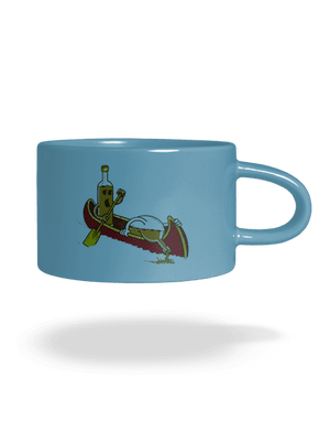 Rumáci hrnek makronka Blue Macaron