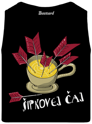 Šipkovej čaj pánské tílko Black