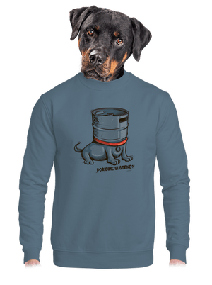 Štěně unisex mikina bez kapuce Nordic Blue