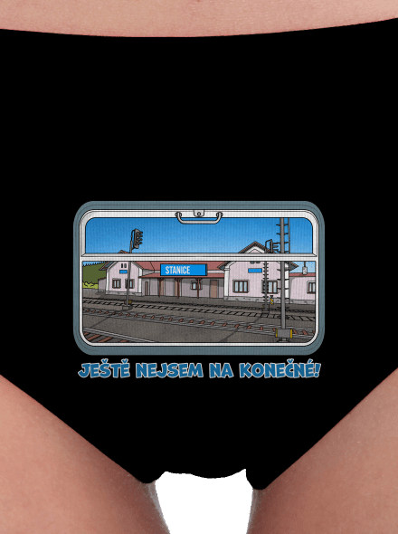 Nejsem na konečné dámské kalhotky Black