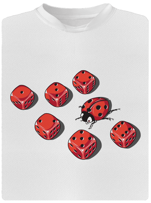 Mimikry dětské sportovní tričko White