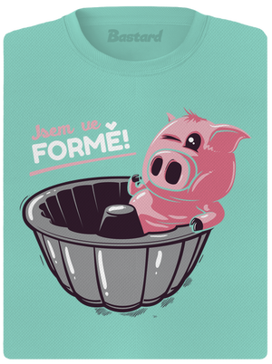 Ve formě dámské sportovní tričko Mint Mal