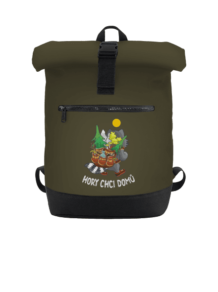 Hory chci domů batoh Military Green