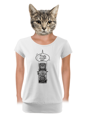 dámské tričko s lemem