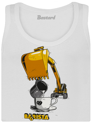 Bagrista dámské tílko klasické White