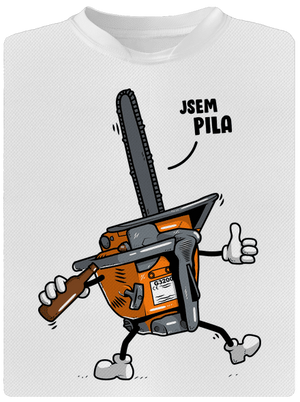 Jsem pila dětské sportovní tričko White