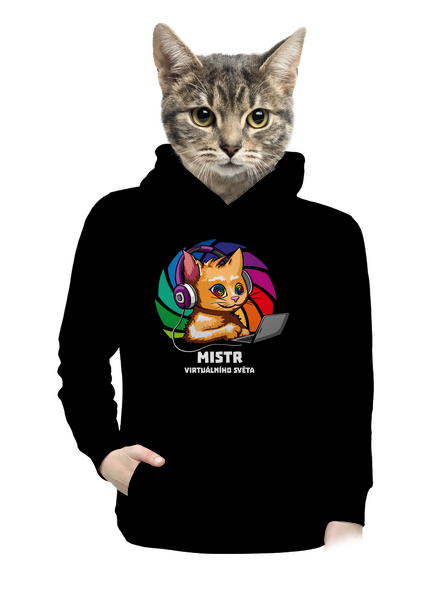 Mistr virtuálního světa dámská mikina klokanka Black