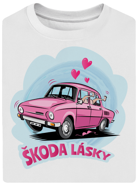 Škoda lásky unisex tričko oversized White