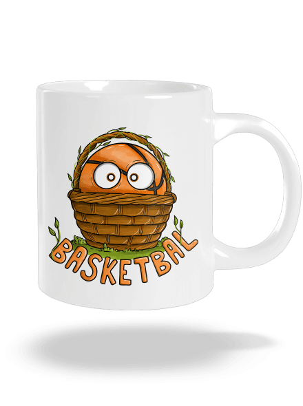 Basketbal velký hrnek White