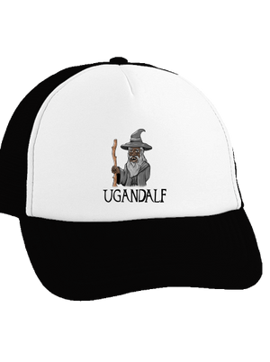 Ugandalf kšiltovka truckerka Black cap