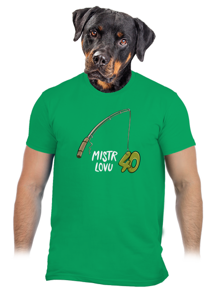 Narozeninový mistr lovu pánské tričko Kelly Green