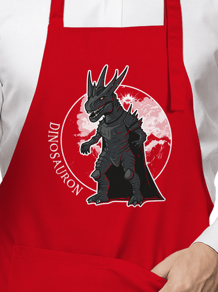 Dinosauron zástěra Red