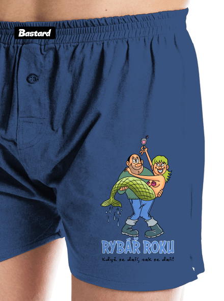 Rybář roku pánské trenky Blue