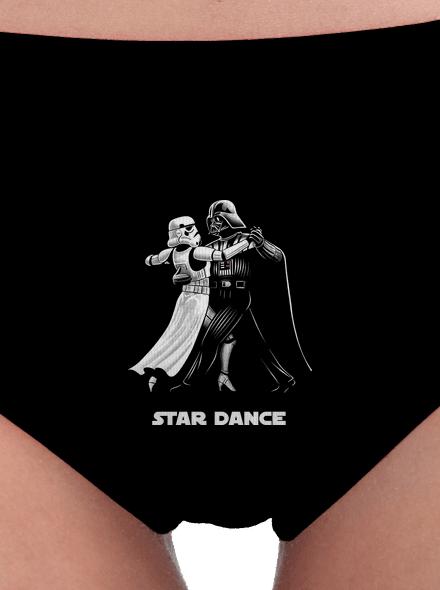 Star dance dámské kalhotky Black