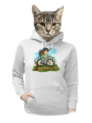 Ekolog dámská mikina klokanka White