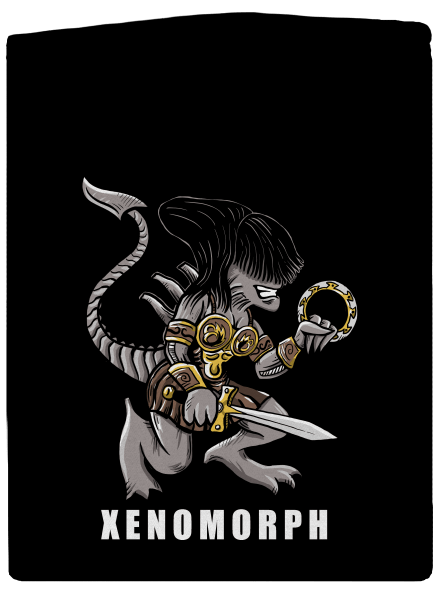 Xenomorph dámská mikina na zip Black