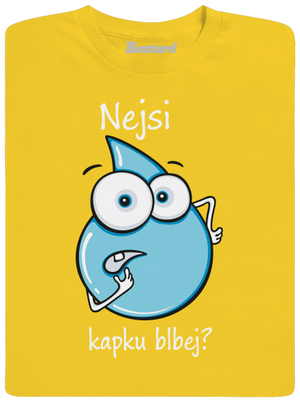 Nejsi kapku blbej dětské tričko Gold