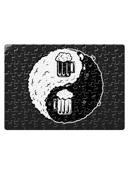 Jin Jang pivo puzzle White