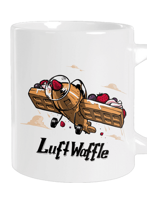 Luftwaffle velký hrnek White