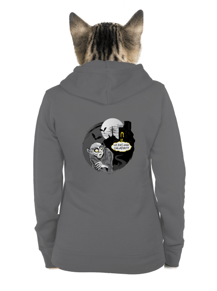 Nosferatu dámská mikina na zip Steel Gray