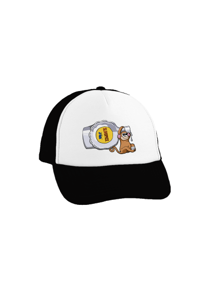 Slivopice kšiltovka truckerka Black cap
