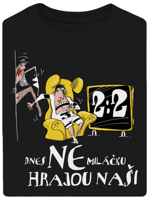 Hrajou naši unisex tričko oversized Black