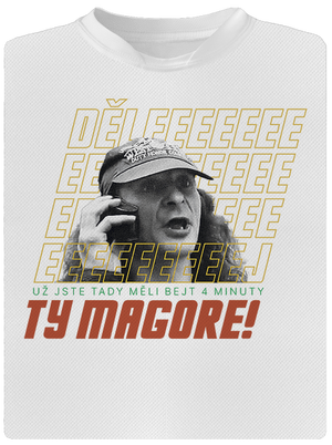 B18: Jiří Kára pánské sportovní tričko White