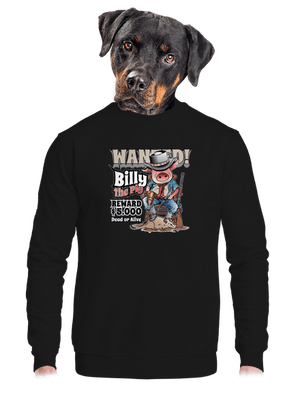 unisex mikina bez kapuce