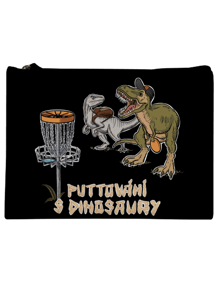 Puttování s dinosaury taštička Black