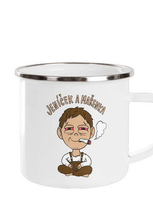 Jeníček a mařenka plecháček White