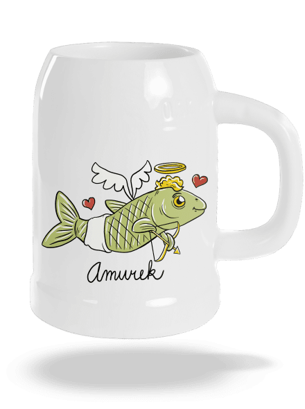 Amurek půllitr White