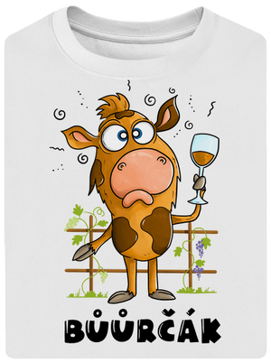 Bůůrčák unisex tričko oversized White