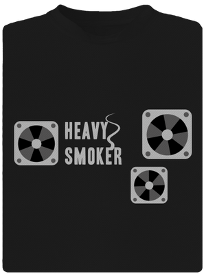 Heavy smoker pánské sportovní tričko Black