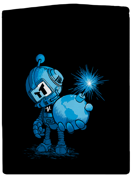 Časovaná bomba dámská mikina na zip Black