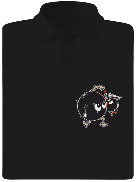 Bomby pánská polokošile Black