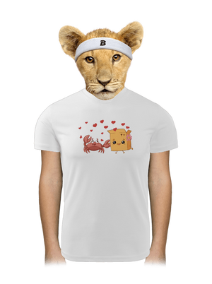 Krab a krabice dětské sportovní tričko White