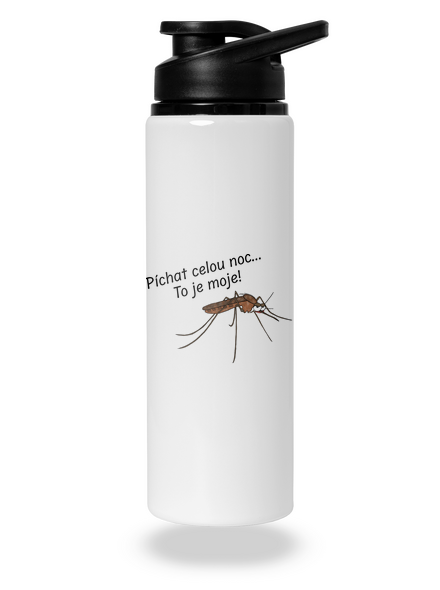 Komár s výdrží lahev na vodu White