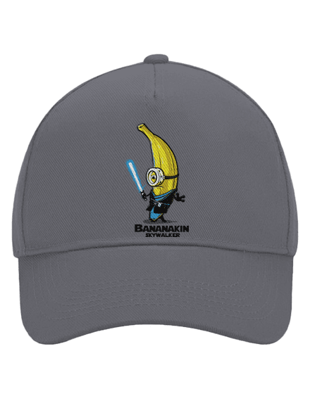 Bananakin Skywalker kšiltovka baseballka Graphite grey