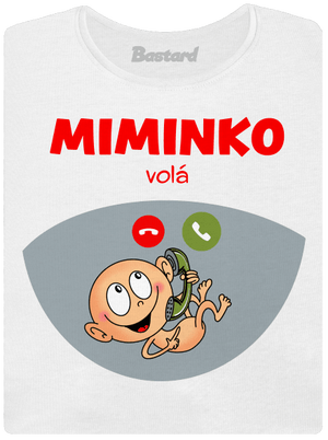 Miminko volá dámské tričko premium White