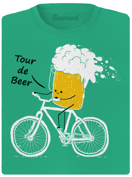 Tour de beer dámské sportovní tričko Mint Mal