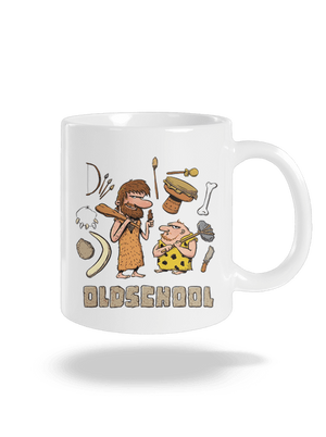 Oldschool klasický hrnek White