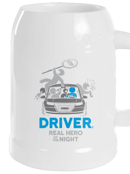 Driver půllitr White