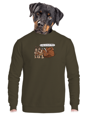 Ve dvou se to lépe táhne unisex mikina bez kapuce Urban Khaki