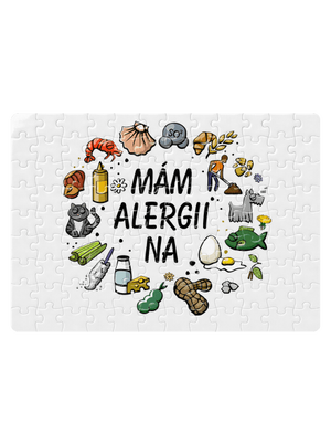 Mám alergii na... + fix puzzle White