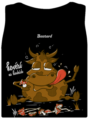 Hovězí na houbách dámské tílko klasické Black