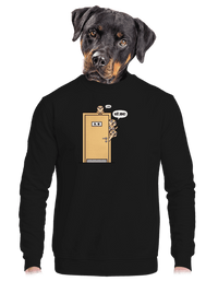unisex mikina bez kapuce